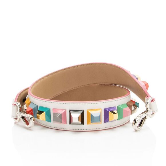 Fendi Accessories - Fendi Studded Leather Strap You Shoulder Strap